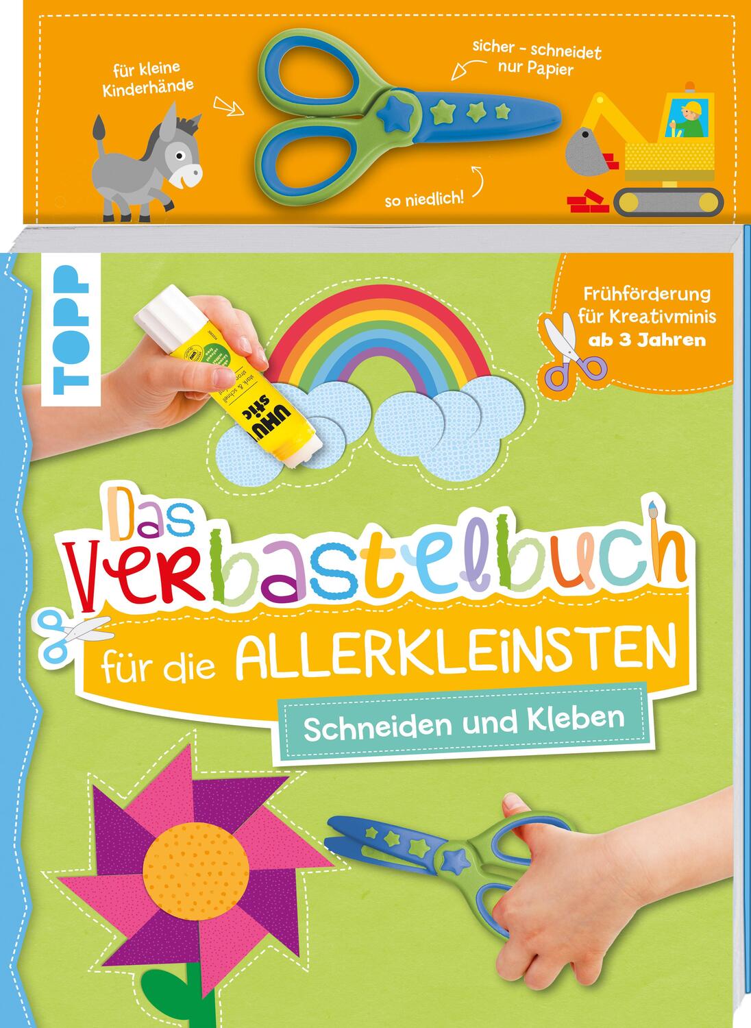 Cover: 9783735890993 | Das Verbastelbuch für die Allerkleinsten. Schneiden und Kleben. Mit...
