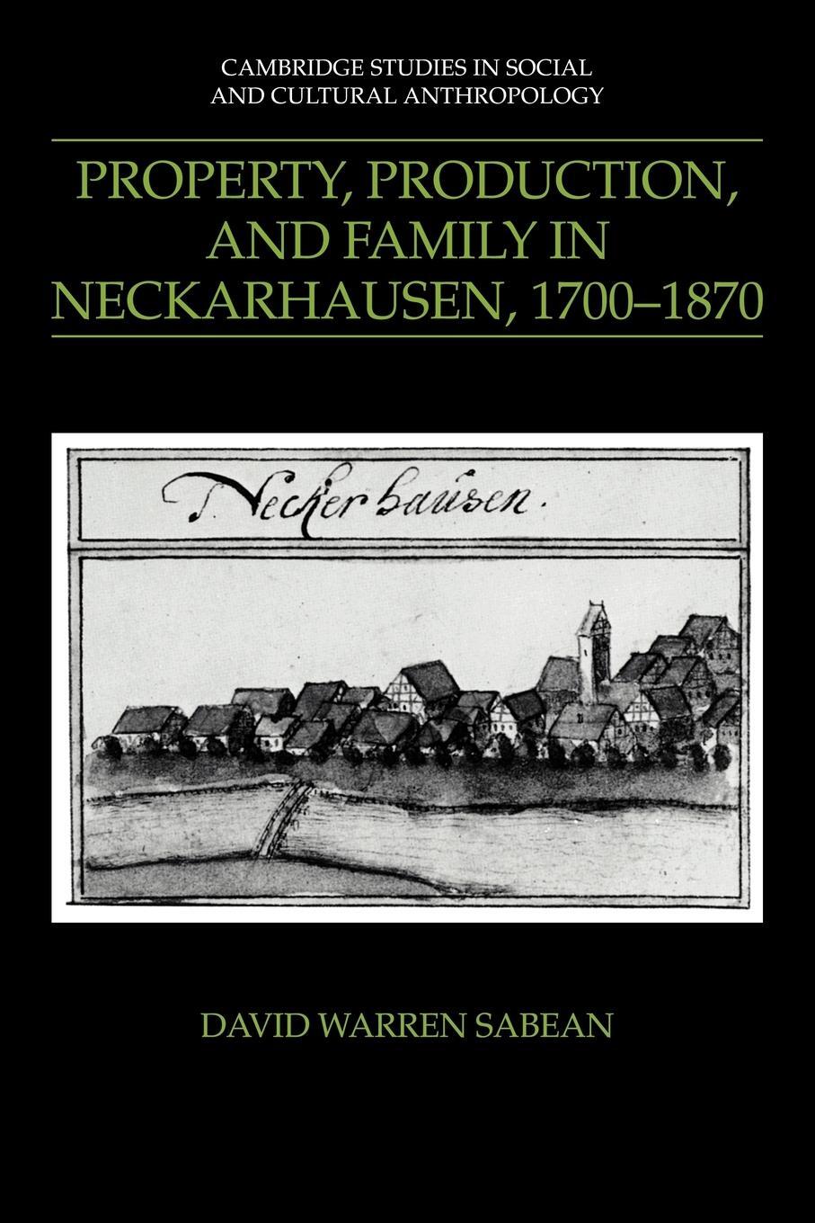 Cover: 9780521386920 | Property, Production, and Family in Neckarhausen, 1700 1870 | Buch