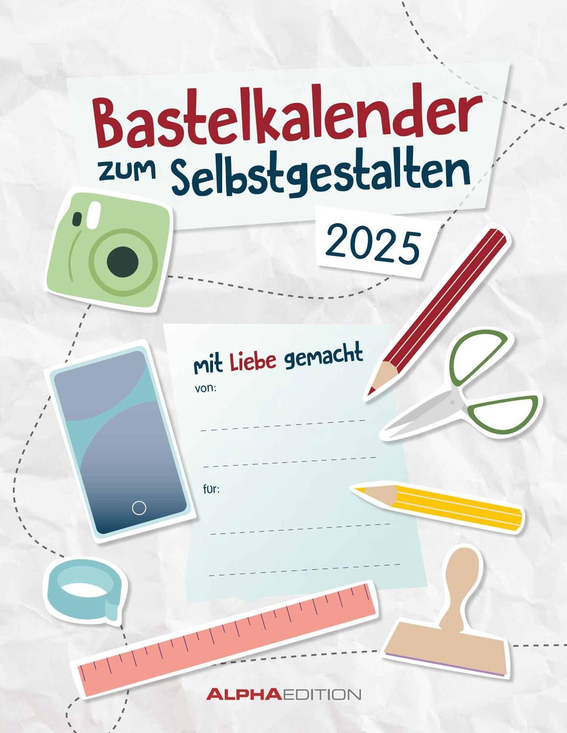 Cover: 4251732341886 | Do-it Yourself weiß 2025 - Wandkalender - Bastelkalender -...
