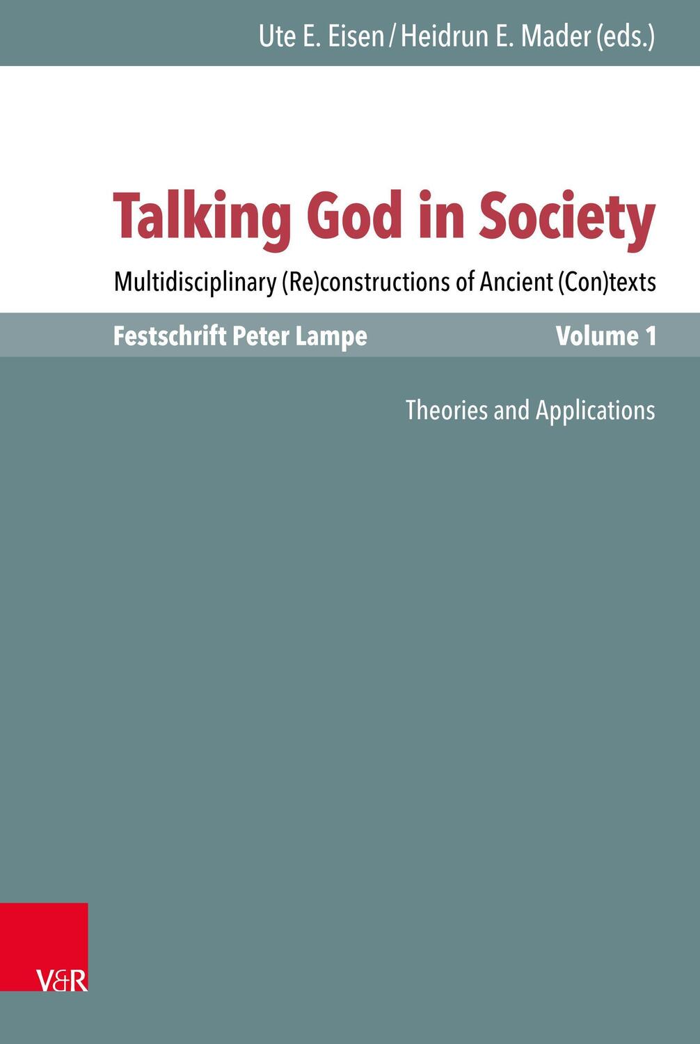 Cover: 9783525573174 | Talking God in Society | Buch | 807 S. | Englisch | 2021
