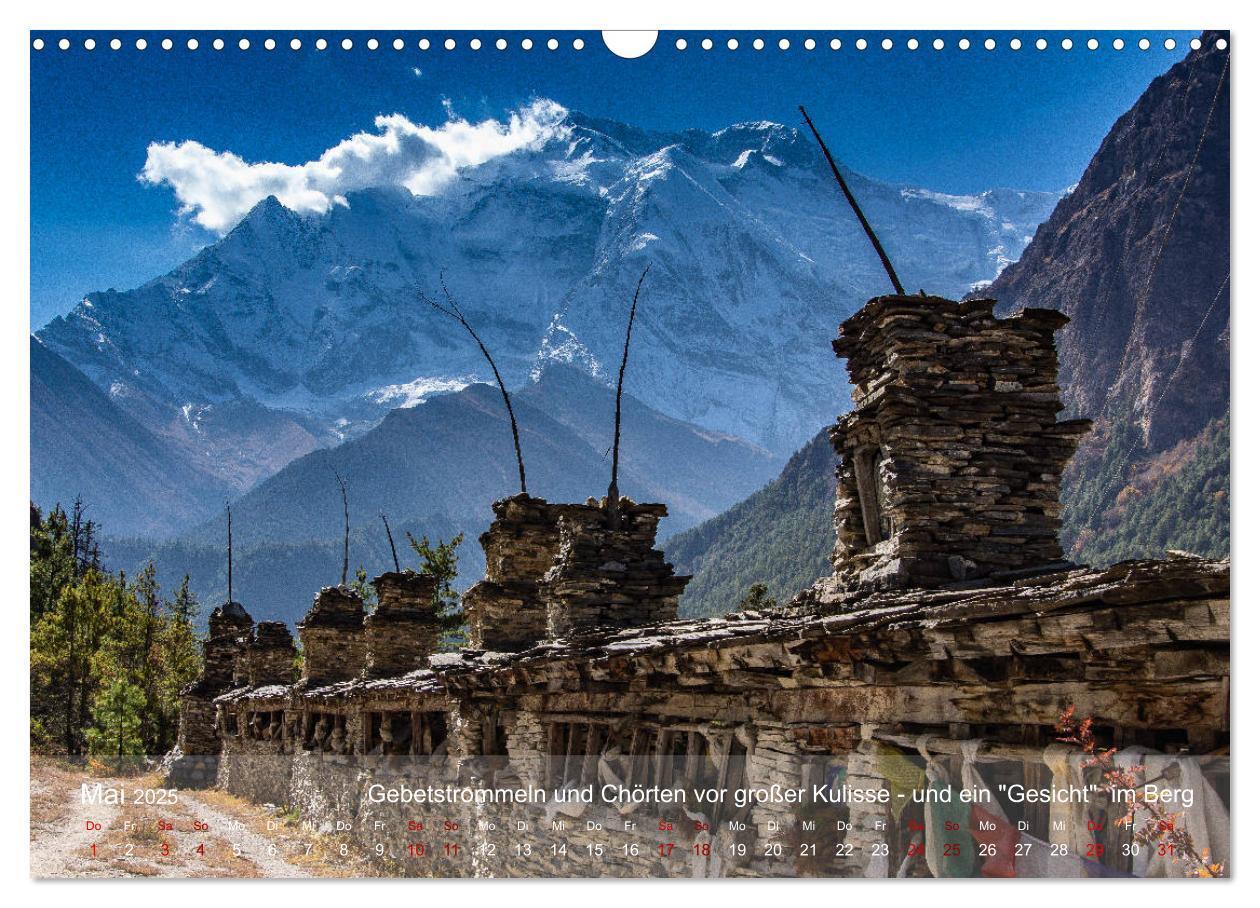 Bild: 9783435149346 | NEPAL - rund um die Annapurna (Wandkalender 2025 DIN A3 quer),...