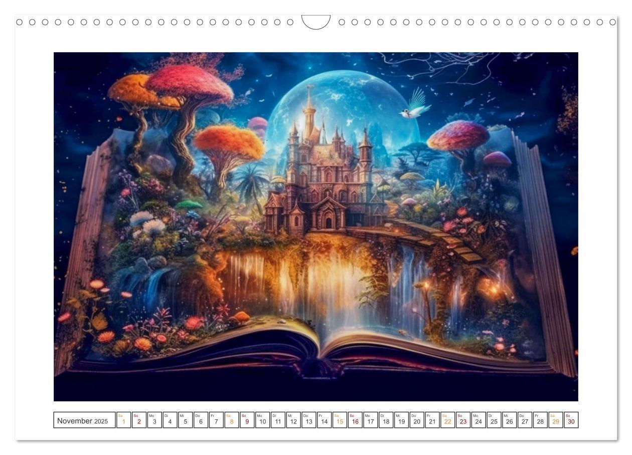 Bild: 9783383892875 | Zauberbuch - Terra Magica (Wandkalender 2025 DIN A3 quer), CALVENDO...