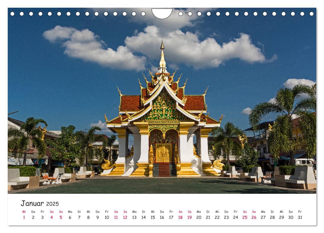 Bild: 9783435140213 | Laos - Im Herzen Indochinas (Wandkalender 2025 DIN A4 quer),...