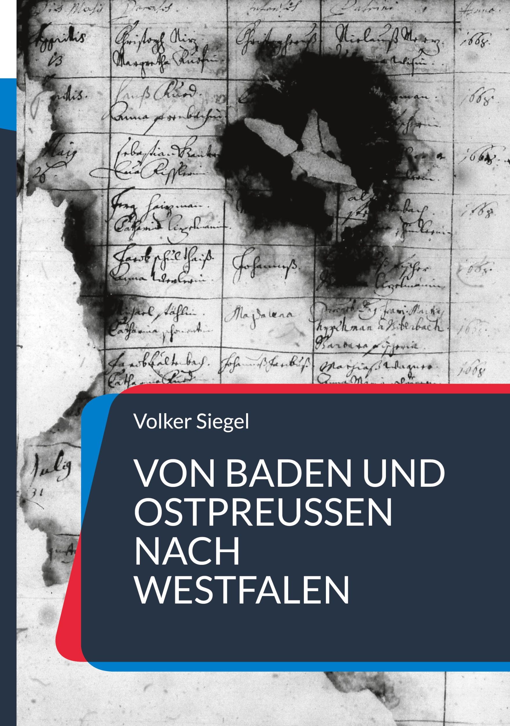 Cover: 9783759795953 | Von Baden und Ostpreußen nach Westfalen | Volker Siegel | Buch | 2024