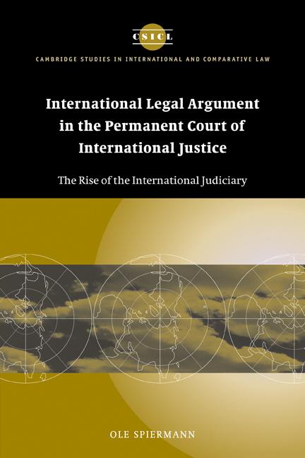 Cover: 9780521172844 | International Legal Argument in the Permanent Court of...