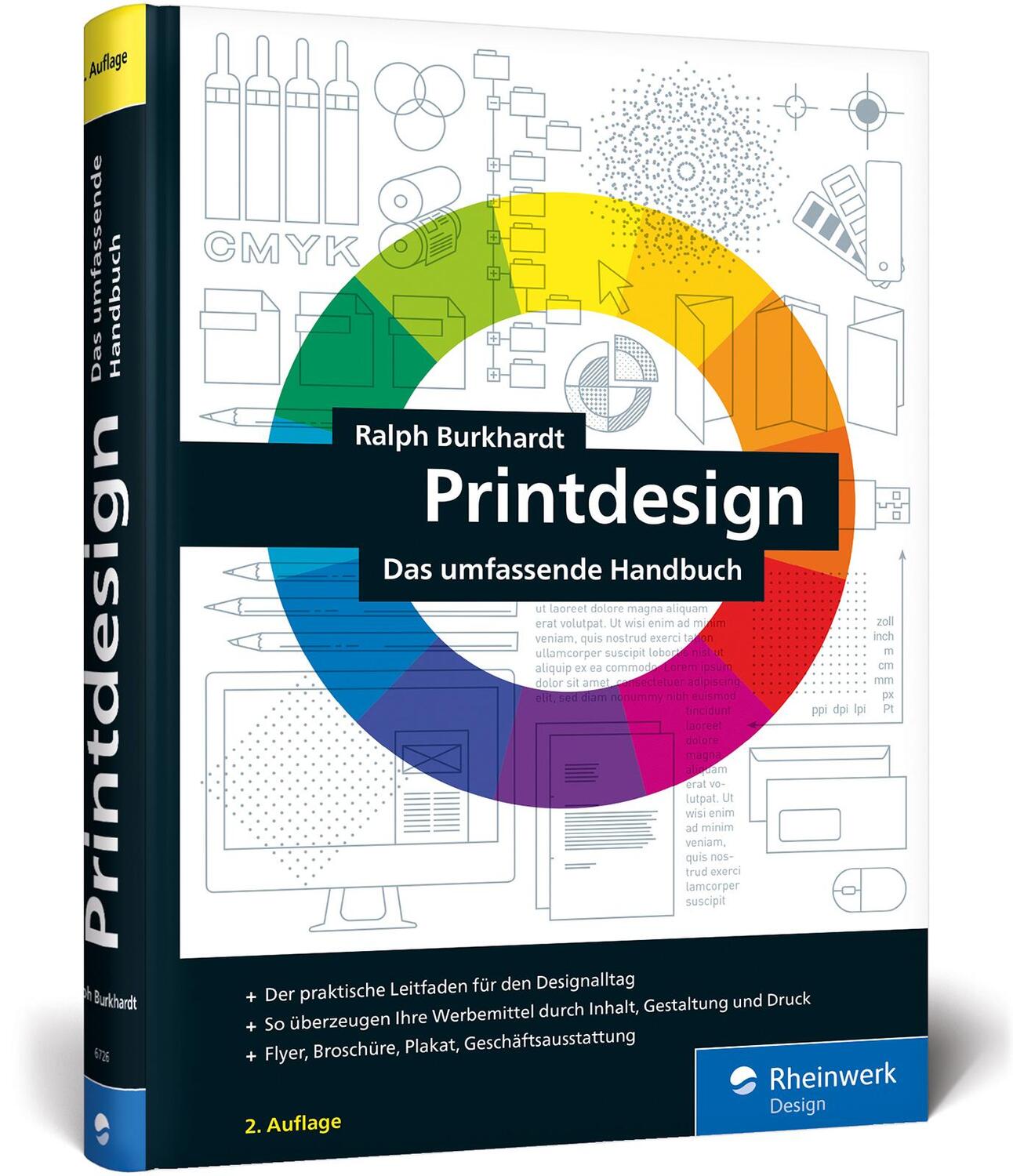 Cover: 9783836267267 | Printdesign | Ralph Burkhardt | Buch | Rheinwerk Design | 634 S.