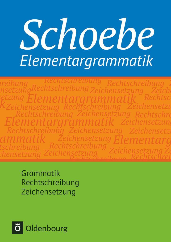 Cover: 9783637027015 | Schoebe - Grammatik | Schoebe Elementargrammatik - Grammatik | Schoebe