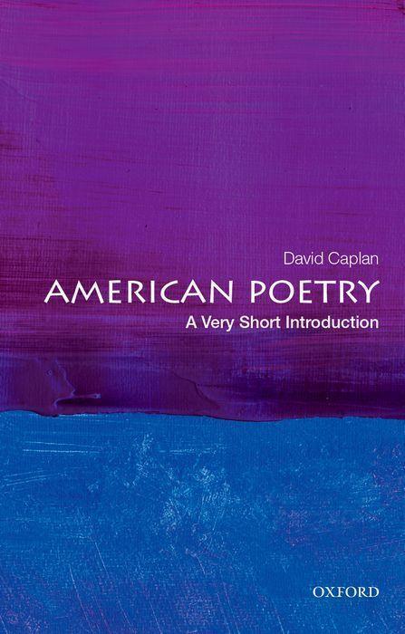 Cover: 9780190640194 | American Poetry: A Very Short Introduction | David Caplan | Buch