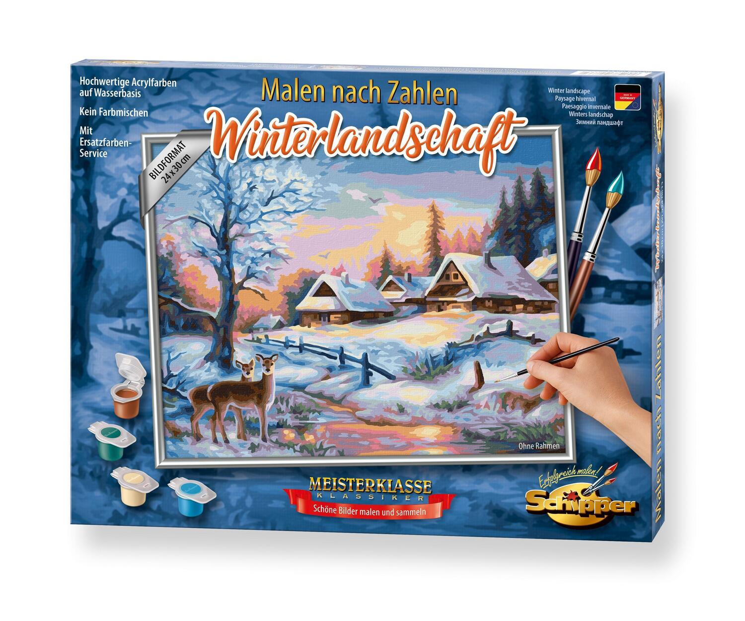 Cover: 4000887928332 | Schipper Malen nach Zahlen - Winterlandschaft | Schipper | Spiel