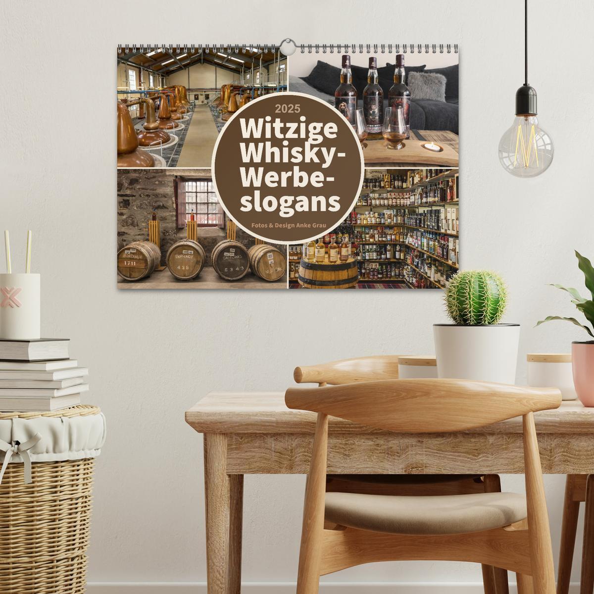 Bild: 9783457212349 | Witzige Whisky-Werbeslogans (Wandkalender 2025 DIN A3 quer),...