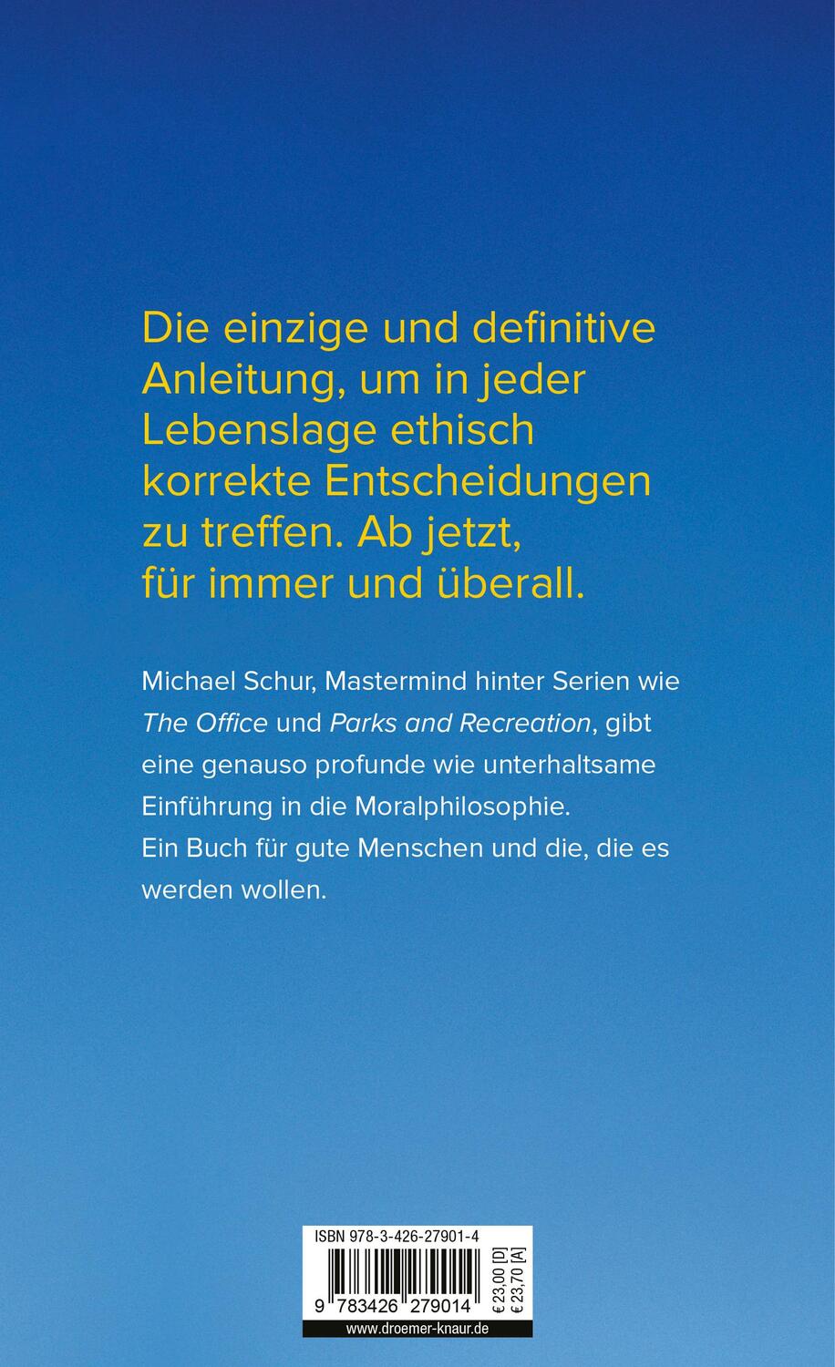 Rückseite: 9783426279014 | How to Be Perfect | Michael Schur | Buch | 352 S. | Deutsch | 2024
