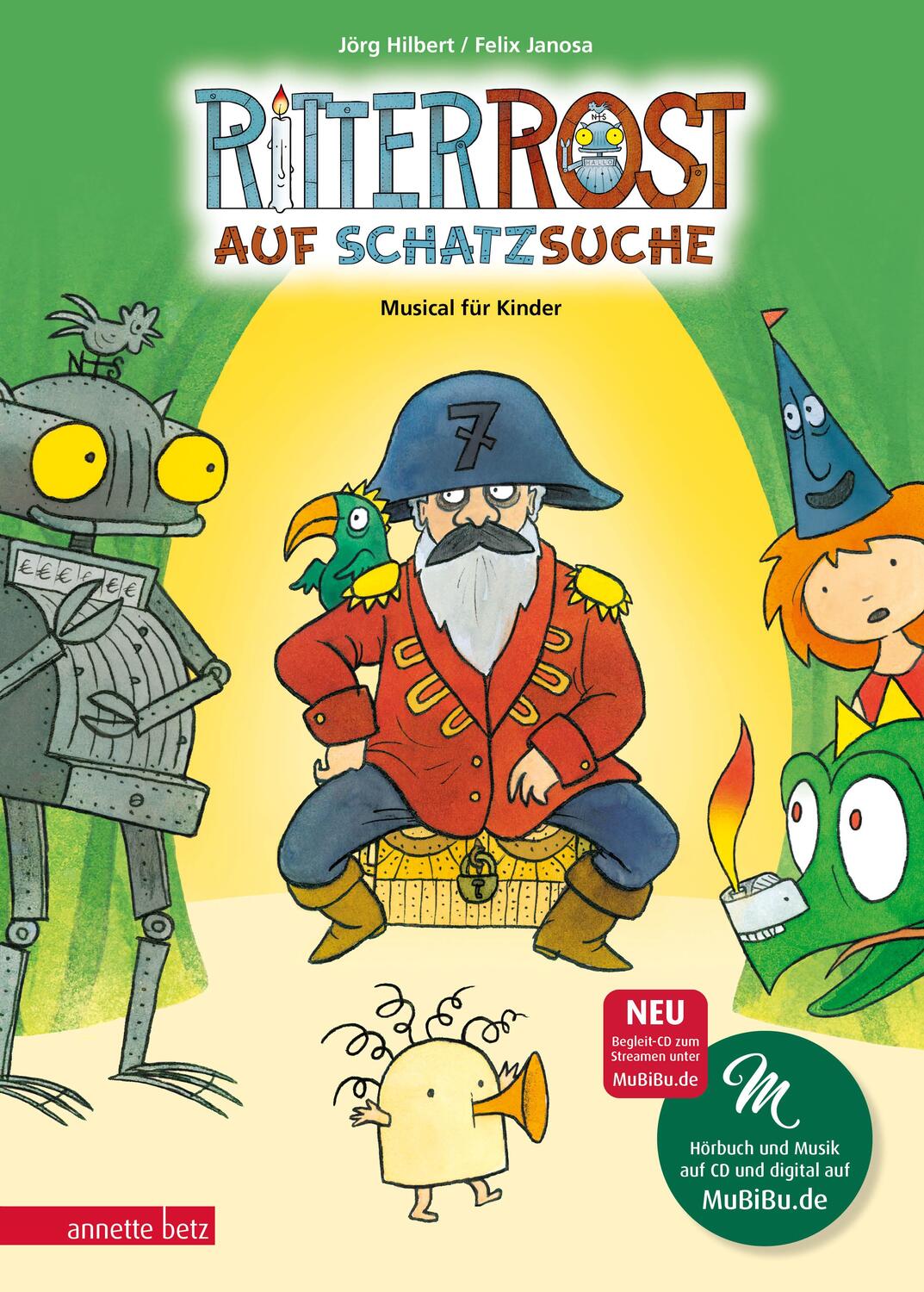 Cover: 9783219118452 | Ritter Rost 15: Ritter Rost auf Schatzsuche | Buch mit CD | Hilbert