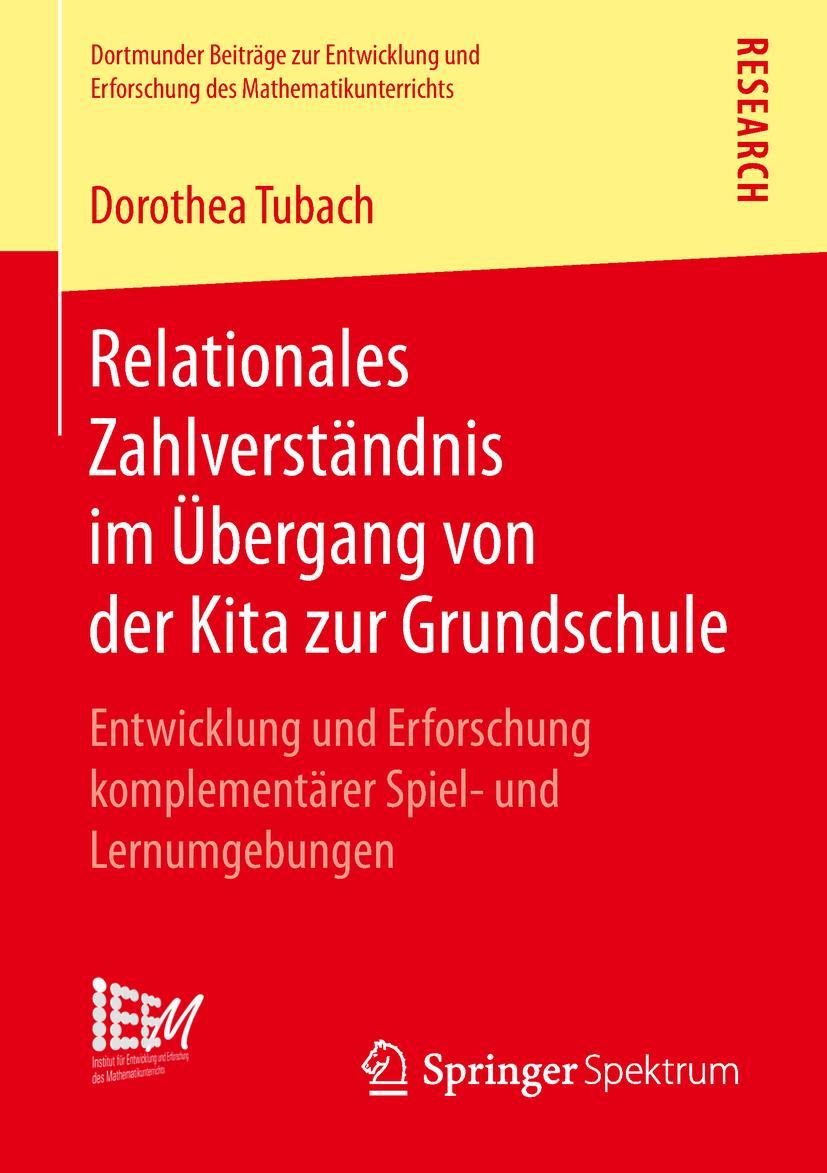 Cover: 9783658250829 | Relationales Zahlverständnis im Übergang von der Kita zur Grundschule