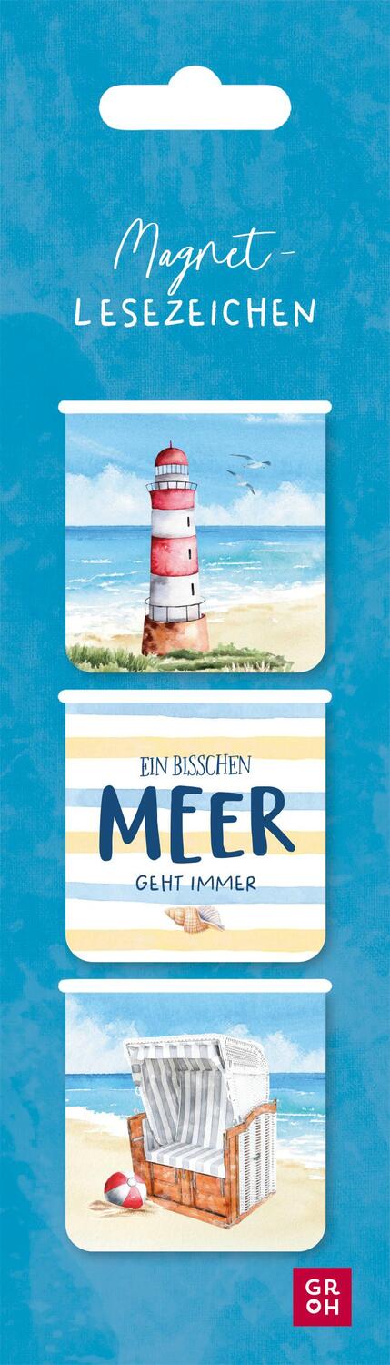 Cover: 4036442011997 | Magnetlesezeichen Ein bisschen Meer geht immer | Groh Verlag | Stück