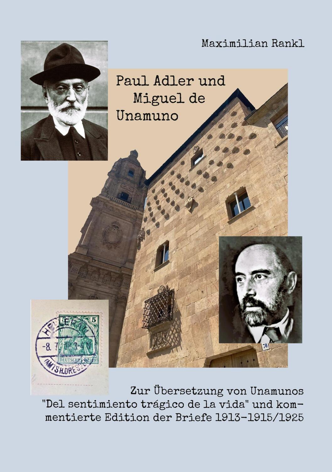 Cover: 9783746037608 | Paul Adler und Miguel de Unamuno | Maximilian Rankl | Taschenbuch