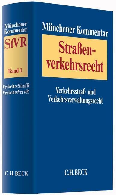 Cover: 9783406663512 | Münchener Kommentar zum Straßenverkehrsrecht 1 | Buch | XXXIX | 2016