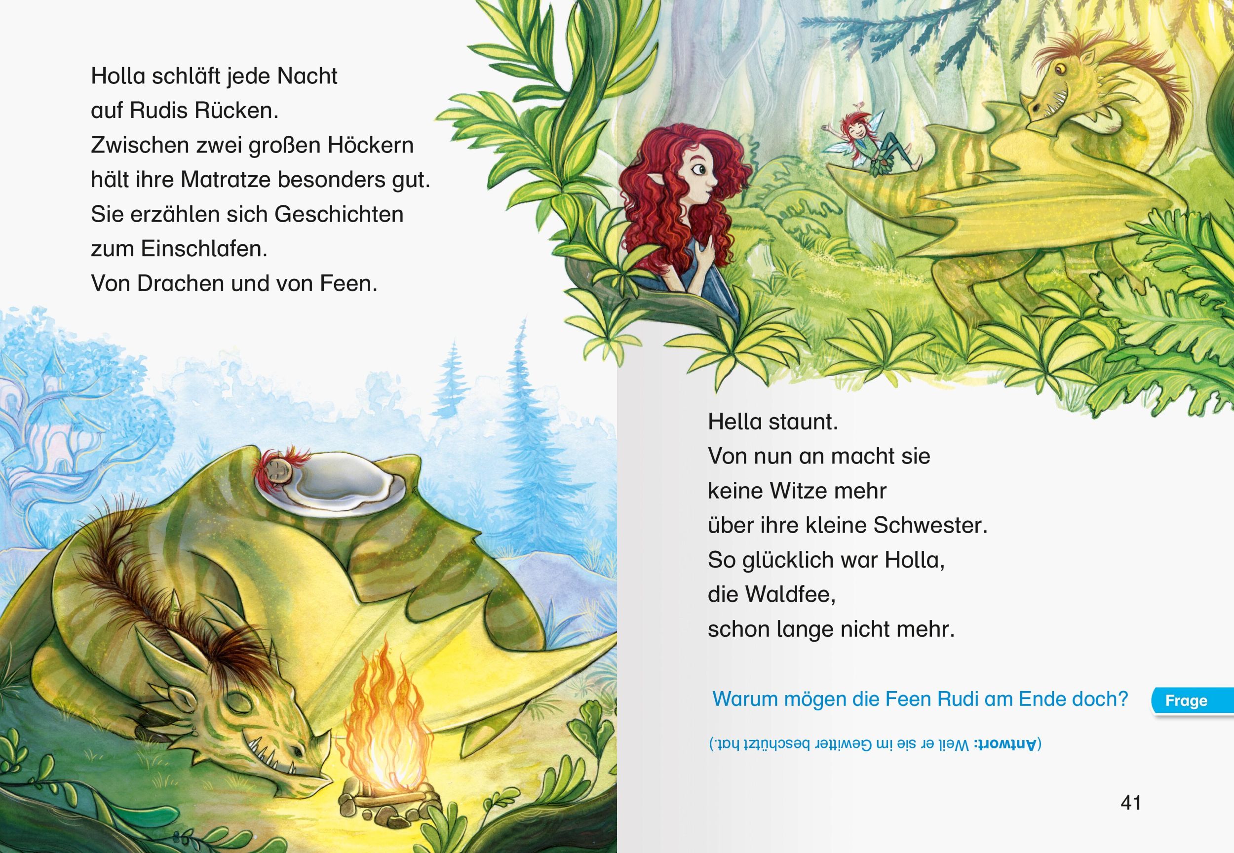 Bild: 9783473463282 | Die Waldfee und der Drache - lesen lernen mit dem Leseraben -...