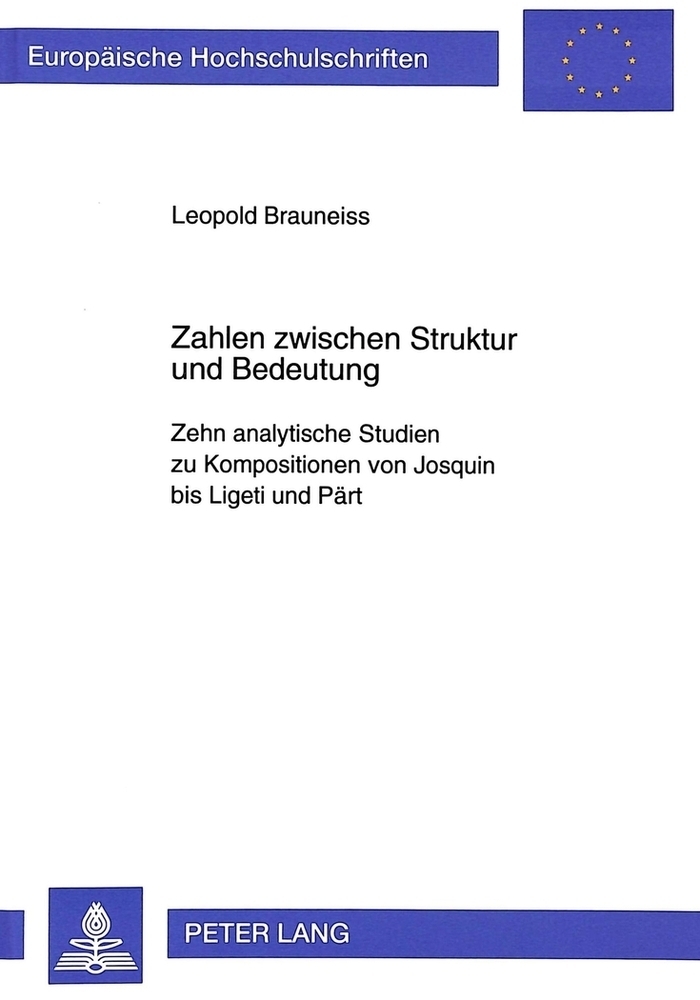 Cover: 9783631322116 | Zahlen zwischen Struktur und Bedeutung | Leopold Brauneiss | Buch