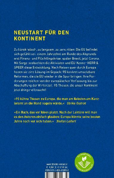 Rückseite: 9783426302682 | Europe for Future | Vincent-Immanuel Herr (u. a.) | Taschenbuch | 2021
