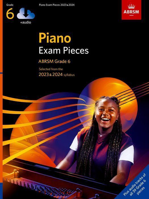 Cover: 9781786014689 | Piano Exam Pieces 2023 &amp; 2024, ABRSM Grade 6, with audio | Abrsm