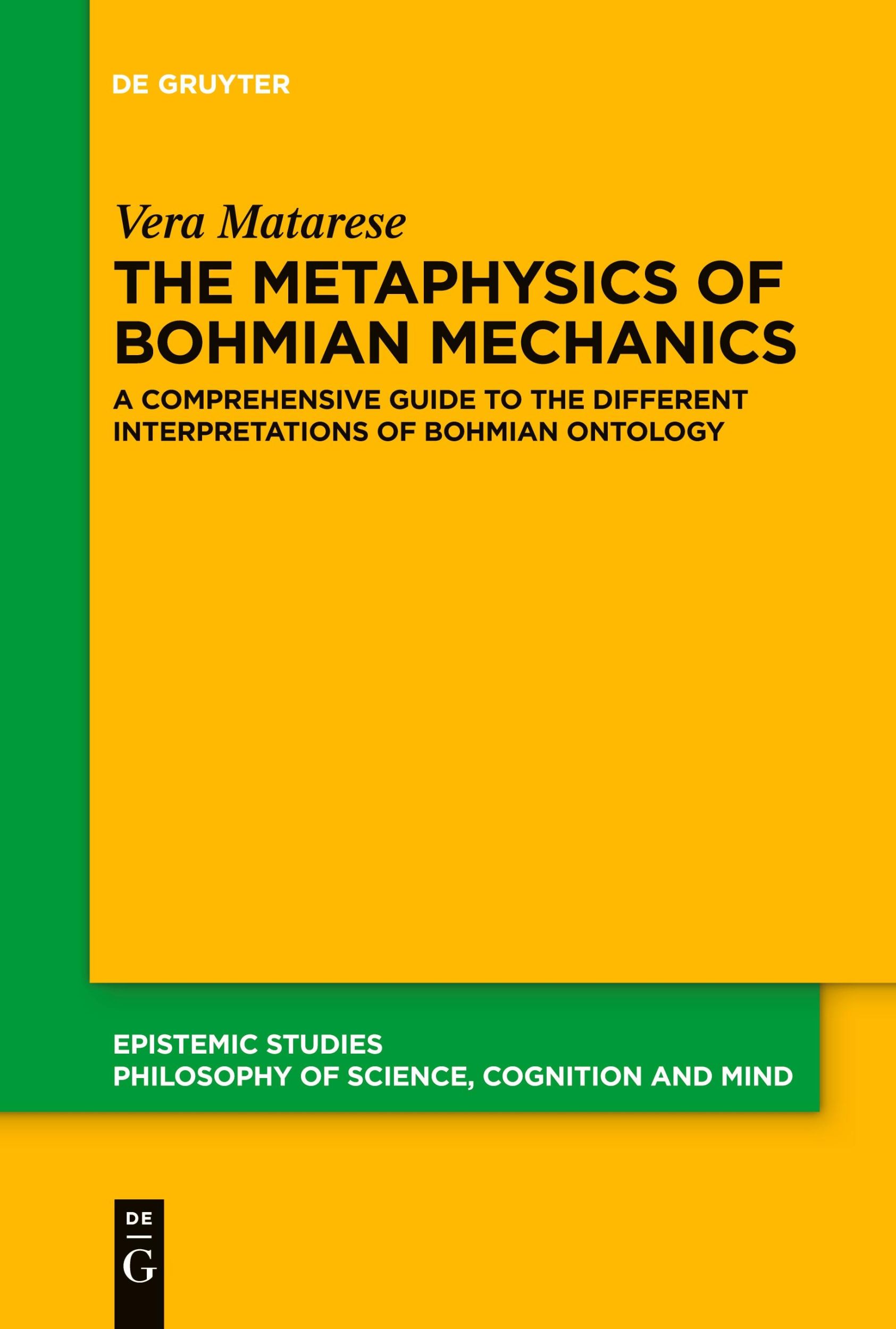 Cover: 9783111627274 | The Metaphysics of Bohmian Mechanics | Vera Matarese | Taschenbuch