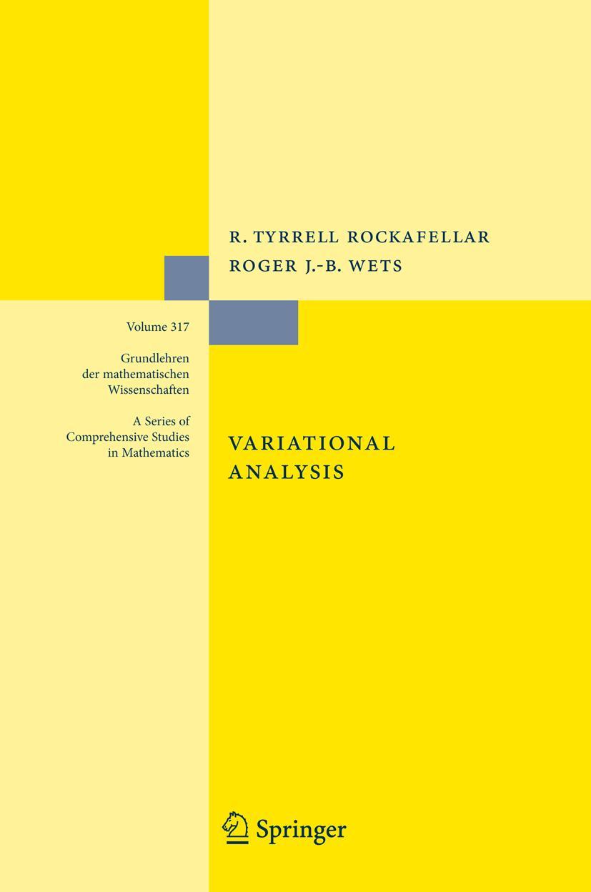 Cover: 9783540627722 | Variational Analysis | R. Tyrrell Rockafellar (u. a.) | Buch | xii