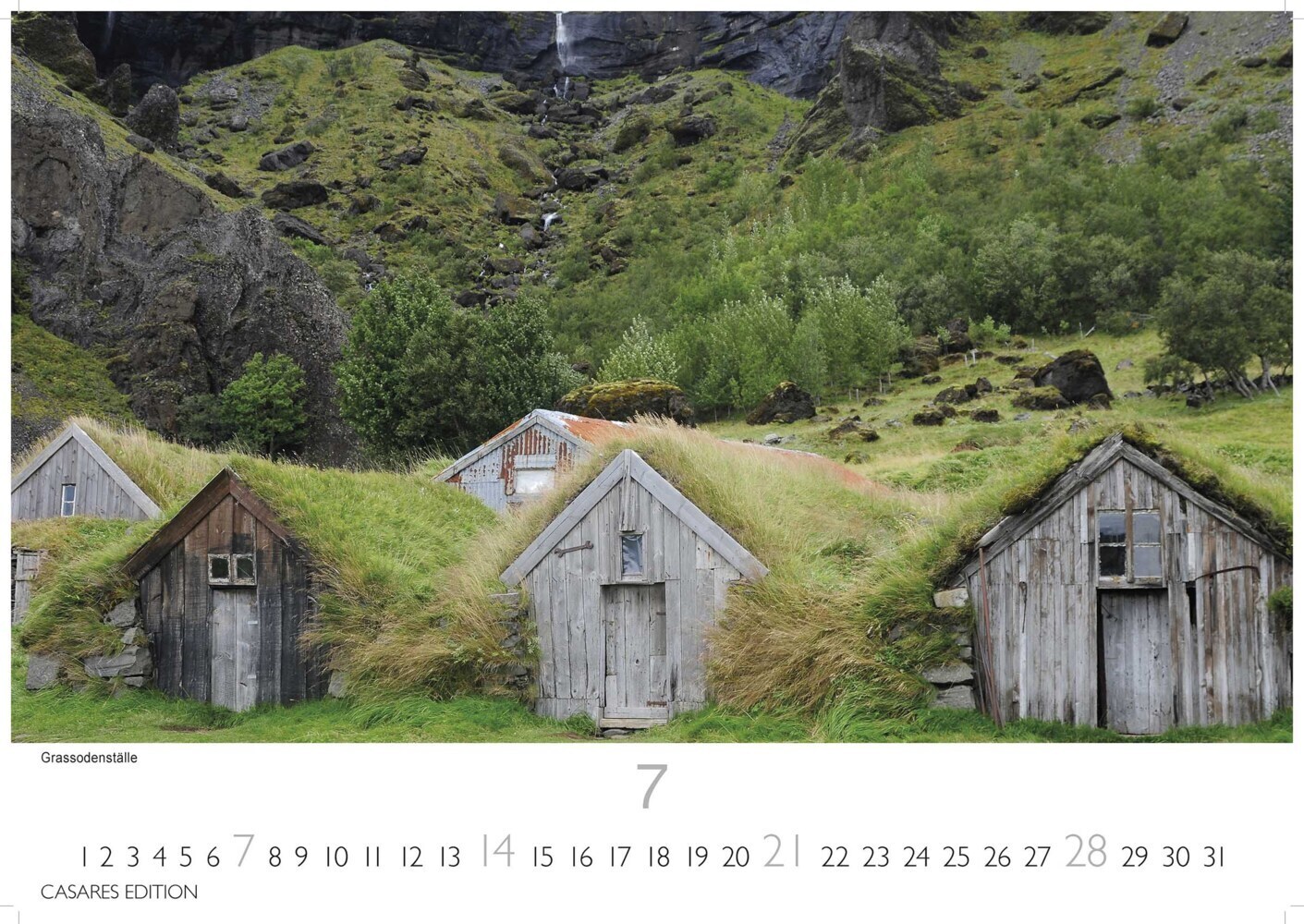 Bild: 9789918620548 | Island 2024 L 35x50cm | Kalender | 14 S. | Deutsch | 2024