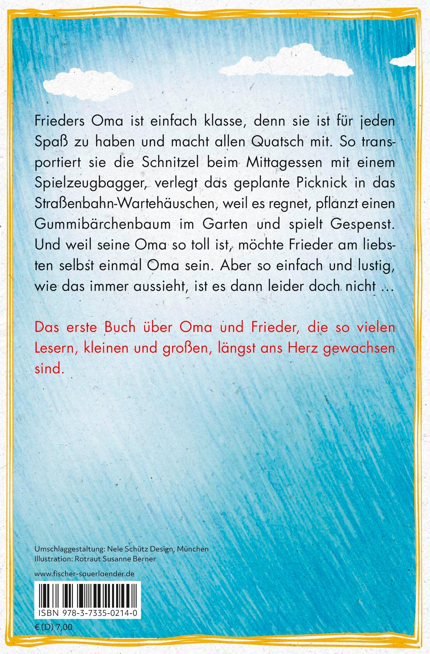 Rückseite: 9783733502140 | Oma!, schreit der Frieder | Gudrun Mebs | Taschenbuch | 91 S. | 2016