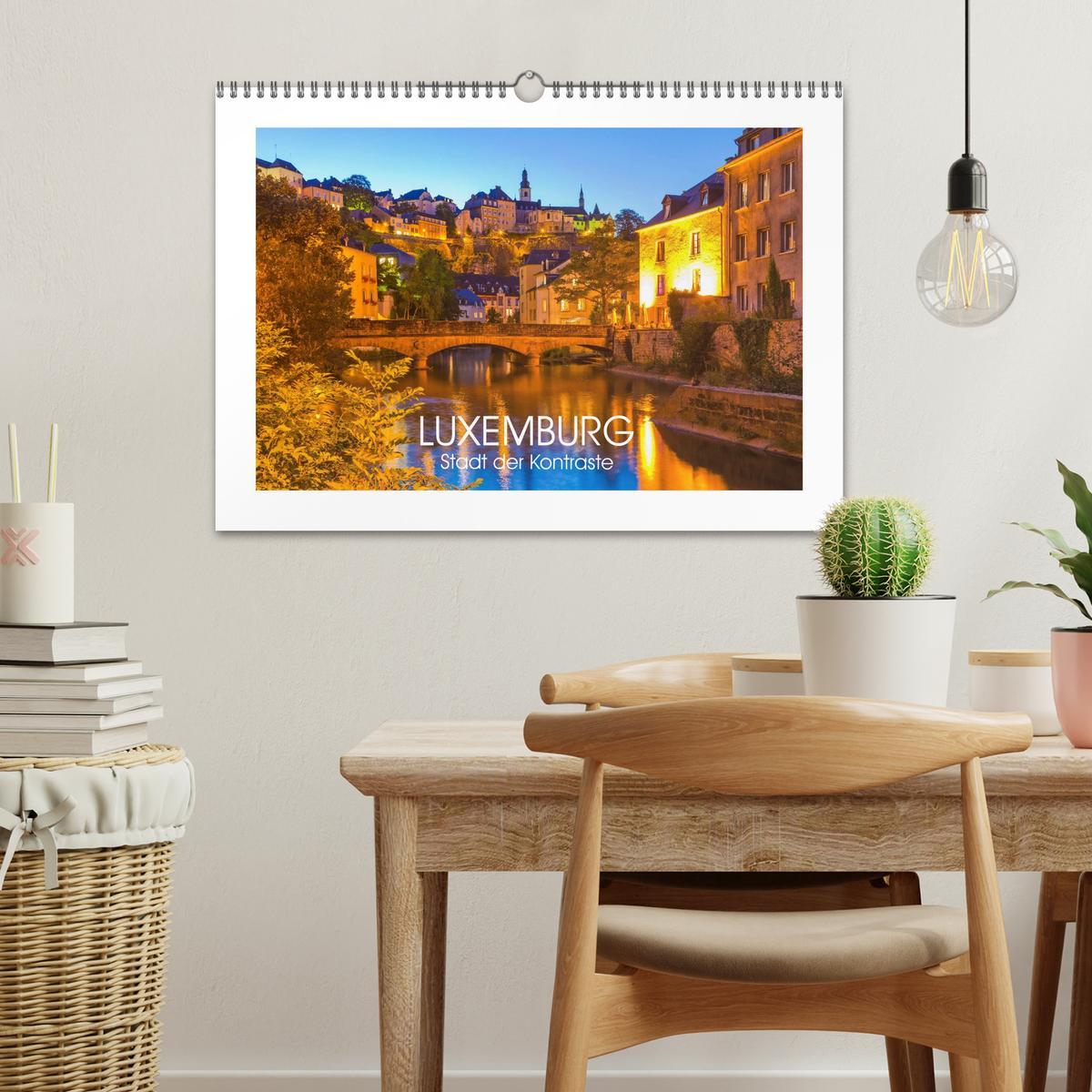 Bild: 9783435592159 | LUXEMBURG Stadt der Kontraste (Wandkalender 2025 DIN A3 quer),...