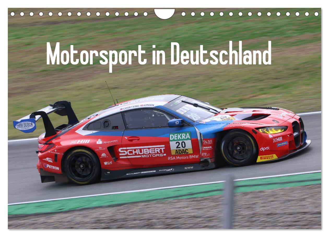 Cover: 9783435840045 | Motorsport in Deutschland (Wandkalender 2025 DIN A4 quer), CALVENDO...