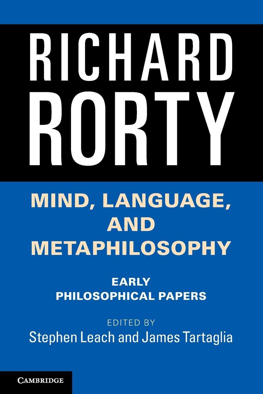 Cover: 9781107612297 | Mind, Language, and Metaphilosophy | Richard Rorty | Taschenbuch