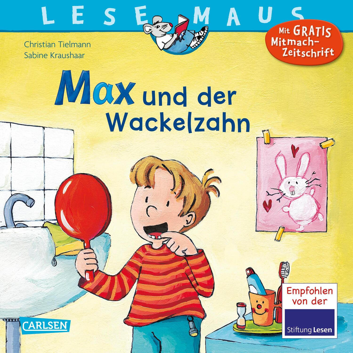 Cover: 9783551088130 | Max und der Wackelzahn | Christian Tielmann | Broschüre | Lesemaus