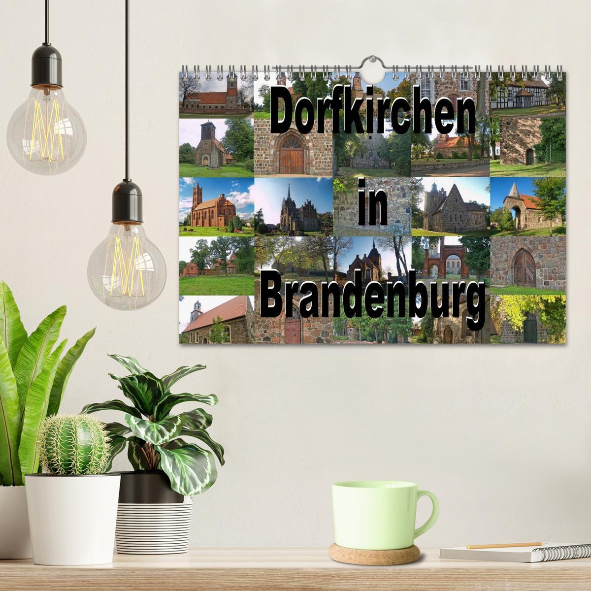 Bild: 9783435763238 | Dorfkirchen in Brandenburg (Wandkalender 2025 DIN A4 quer),...