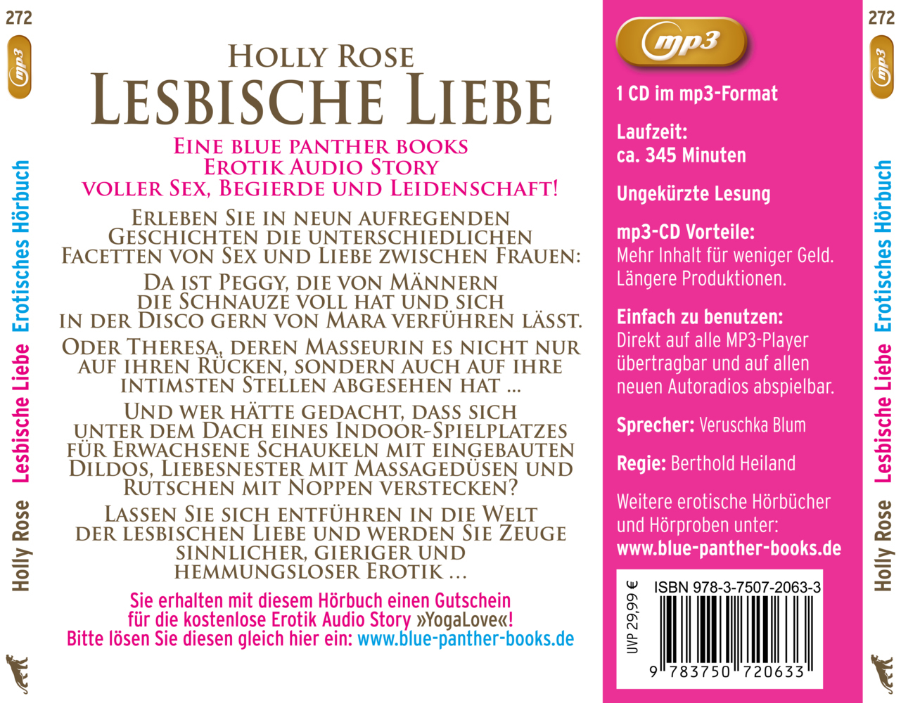 Bild: 9783750720633 | Lesbische Liebe - Erotische Geschichten, 1 Audio-CD, MP3 | Holly Rose