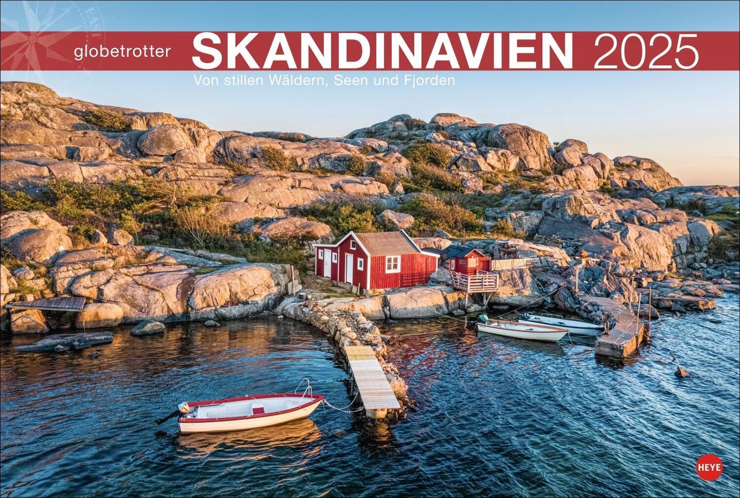 Cover: 9783756404865 | Skandinavien Globetrotter Kalender 2025 - Von stillen Wäldern, Seen...