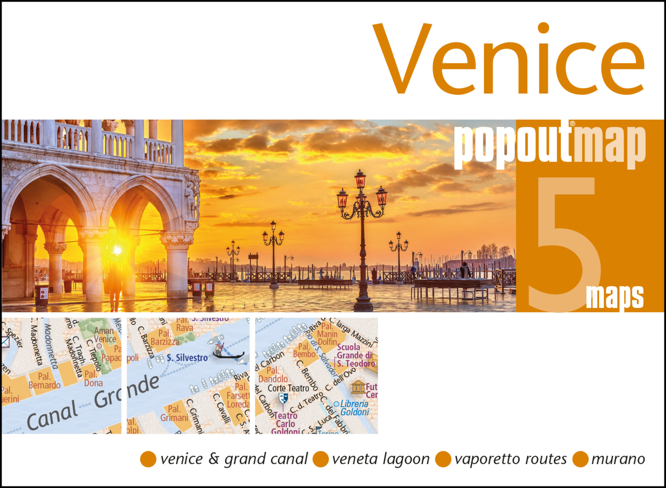 Cover: 9781910218778 | Venice PopOut Map | 2 pop-up maps in handy pocket size format | 2019