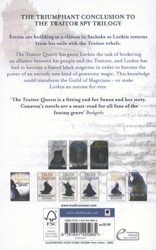 Rückseite: 9781841495965 | The Traitor Spy Trilogy 03. The Traitor Queen | Trudi Canavan | Buch