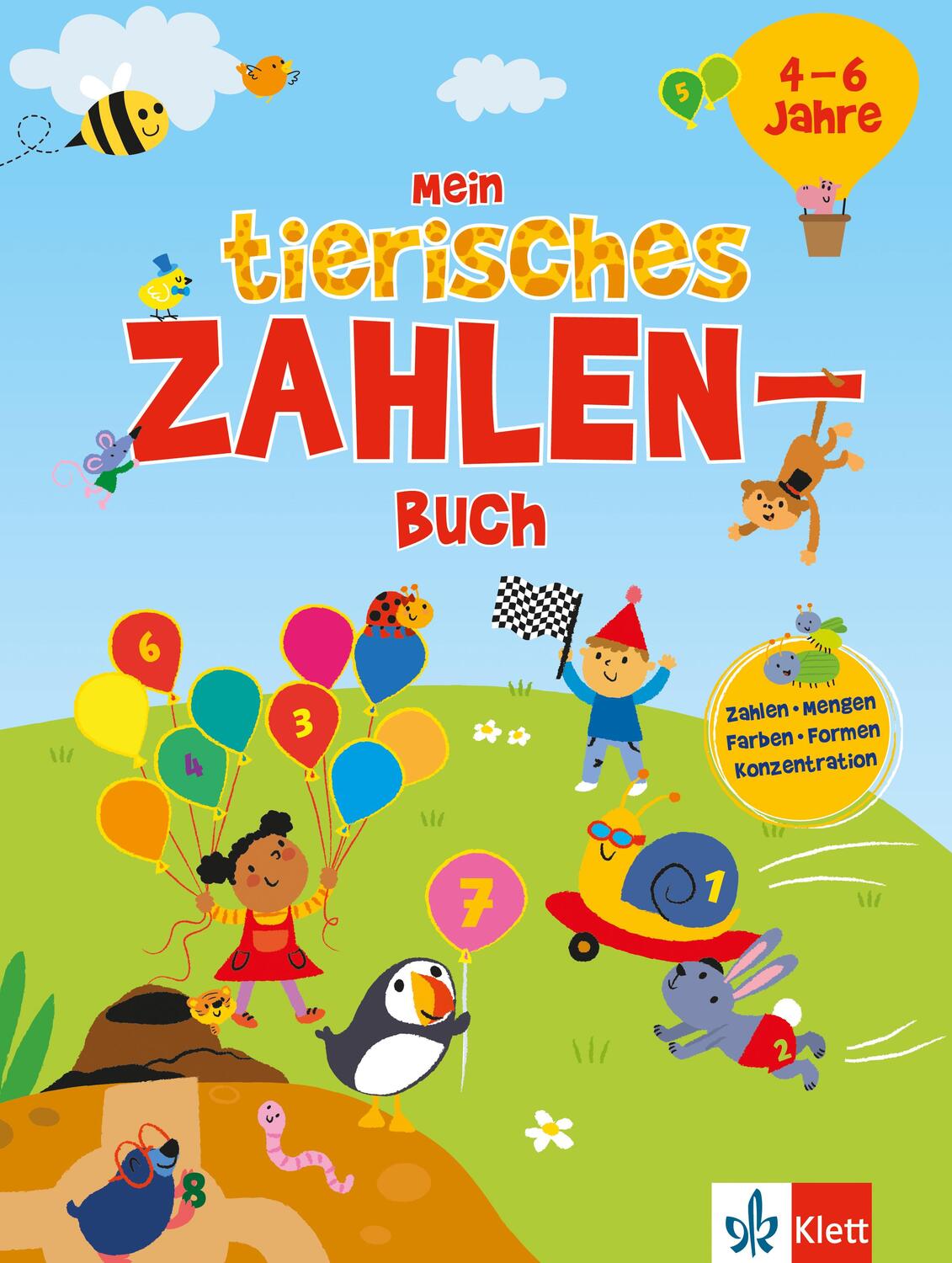 Cover: 9783129497555 | Mein tierisches Zahlen-Buch (4 - 6 Jahre) | Taschenbuch | 192 S.
