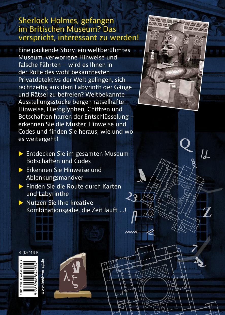 Rückseite: 9783966642934 | Sherlock Holmes - Das Escape Buch 2 | Flucht aus dem Britischen Museum