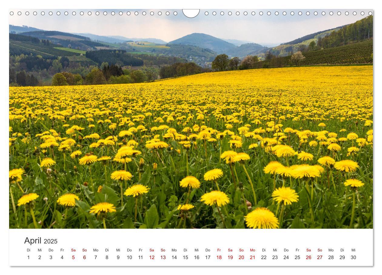 Bild: 9783435018826 | Das Sauerland im Wechsel der Jahreszeiten (Wandkalender 2025 DIN A3...