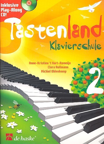 Cover: 9789043127431 | Tastenland 2 | Klavierschule Band 2 | Rullmann | Buch + CD | Deutsch