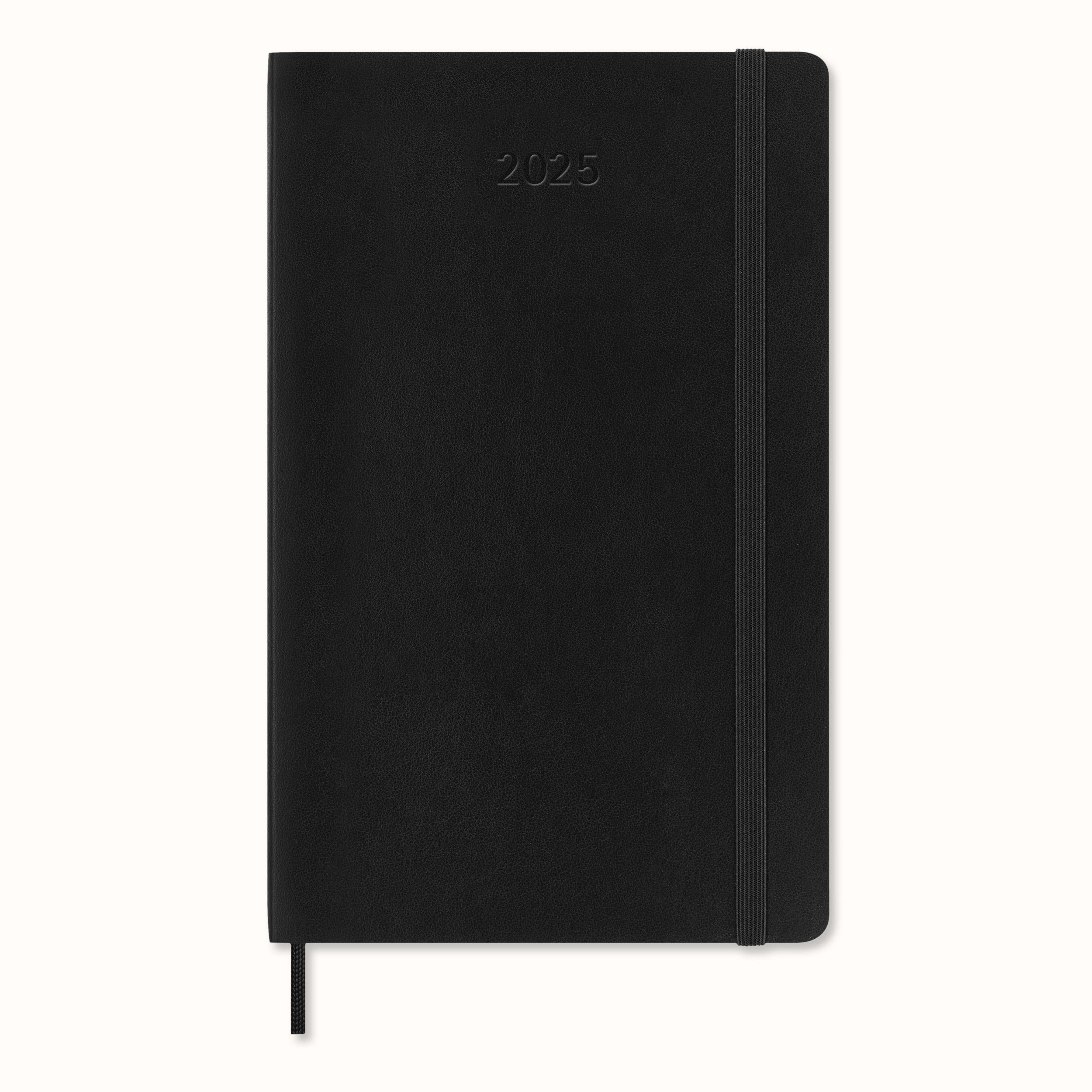 Cover: 8056999270315 | Moleskine Wochen-Notizkalender L/A5 Schwarz 2025 | Kalender | 144 S.