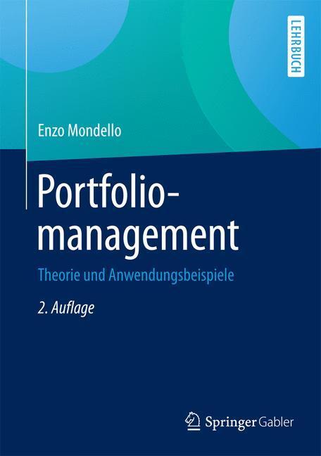 Cover: 9783658058166 | Portfoliomanagement | Theorie und Anwendungsbeispiele | Enzo Mondello