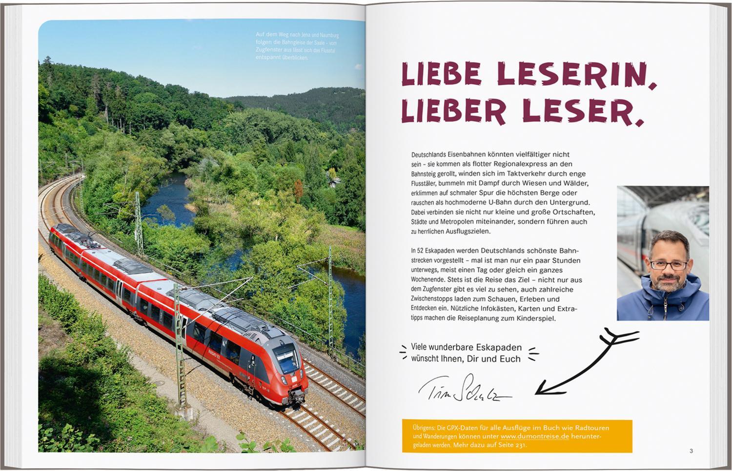 Bild: 9783616032825 | 52 kleine &amp; große Eskapaden - Mit dem Zug in Deutschland | Tim Schulz