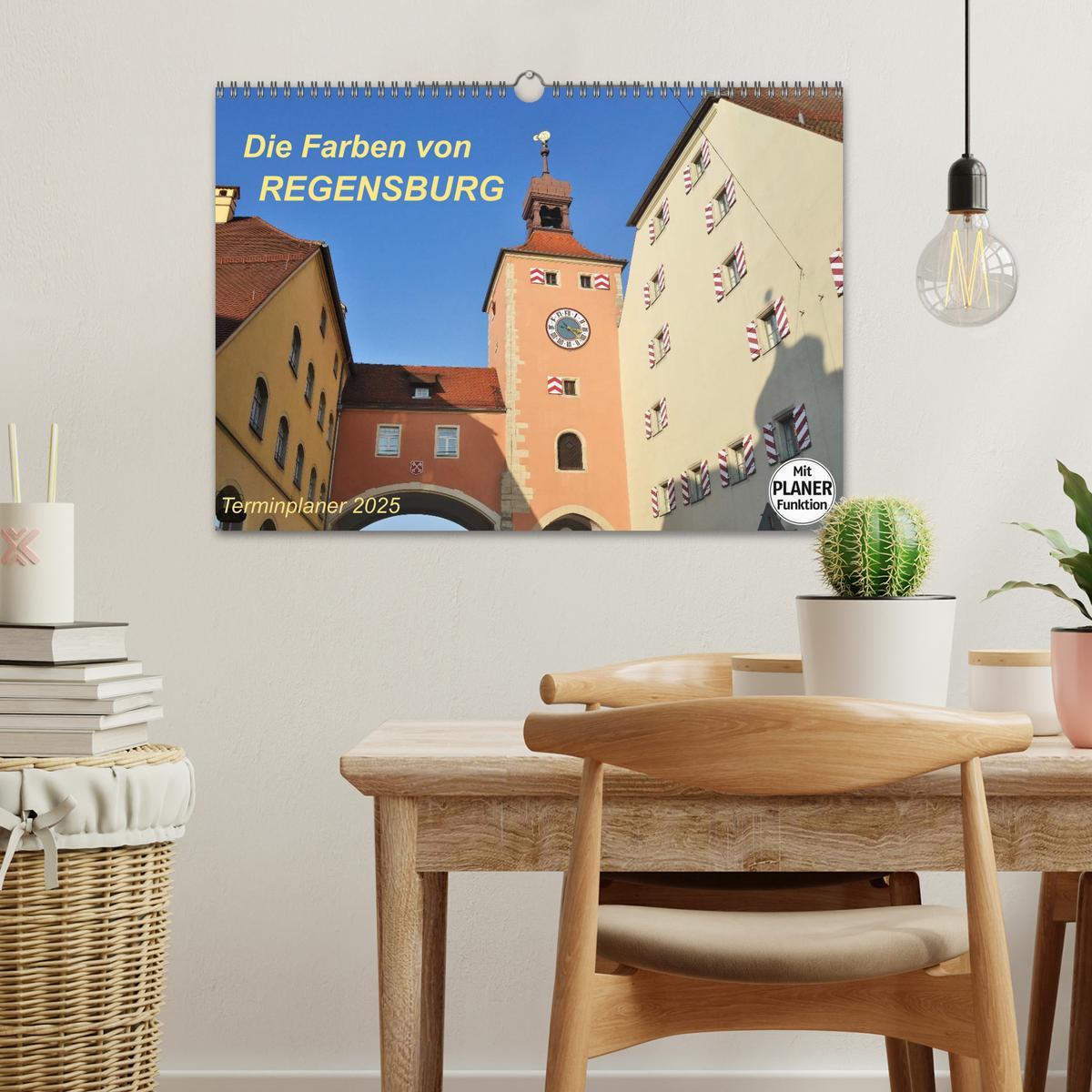 Bild: 9783435548781 | Die Farben von REGENSBURG (Wandkalender 2025 DIN A3 quer), CALVENDO...