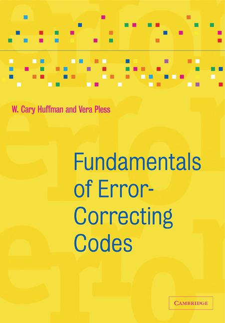 Cover: 9780521131704 | Fundamentals of Error-Correcting Codes | W. Cary Huffman (u. a.)