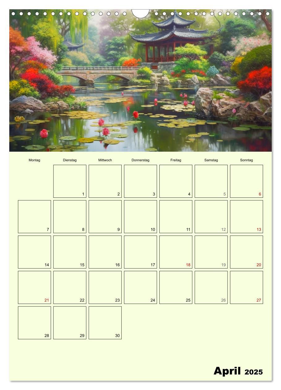 Bild: 9783435869381 | Im japanischen Garten. Zauberhafte Illustrationen (Wandkalender...