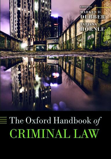 Cover: 9780199673605 | The Oxford Handbook of Criminal Law | Markus D Dubber (u. a.) | Buch