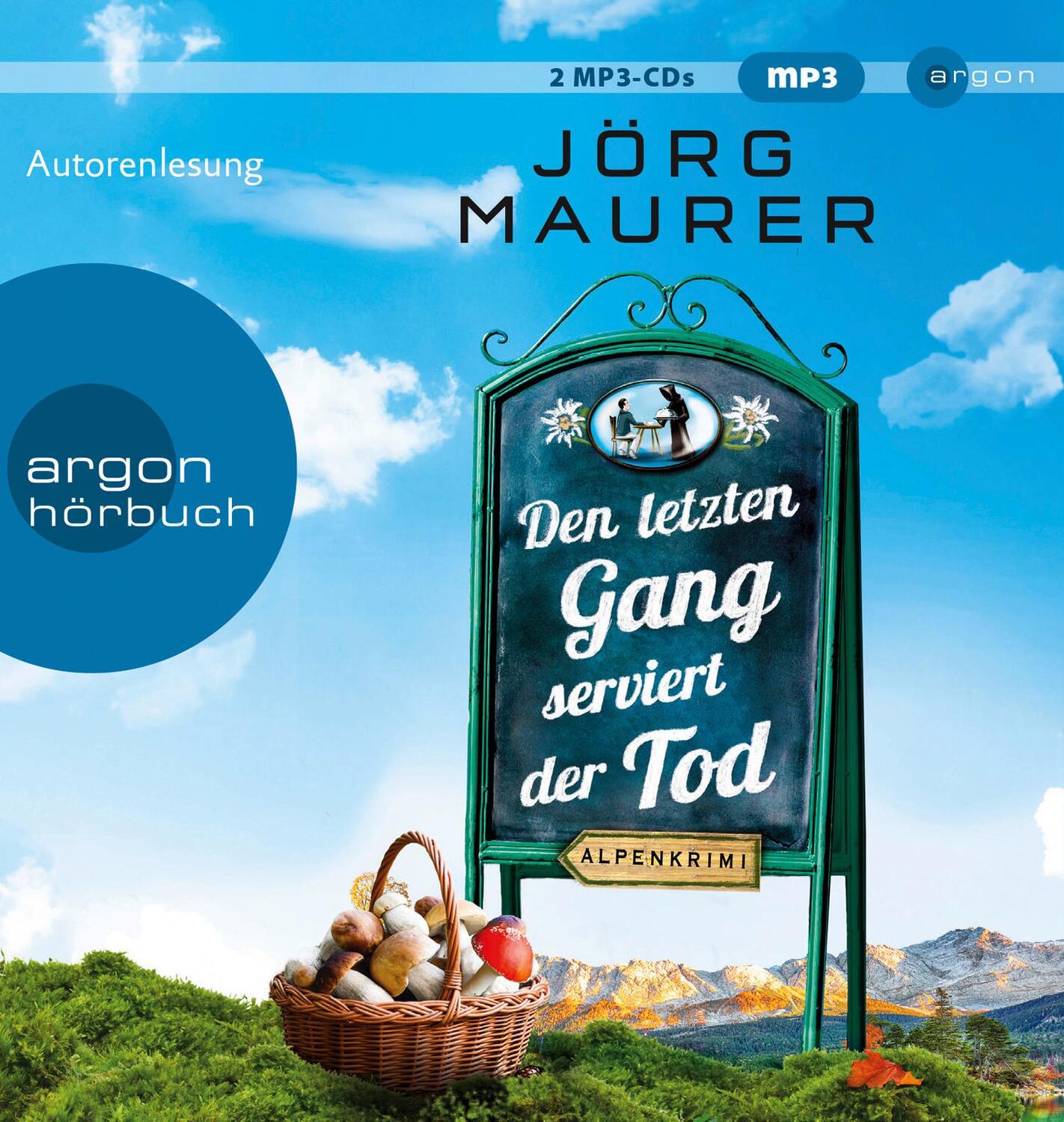 Cover: 9783839894941 | Den letzten Gang serviert der Tod | Alpenkrimi | Jörg Maurer | MP3 | 2