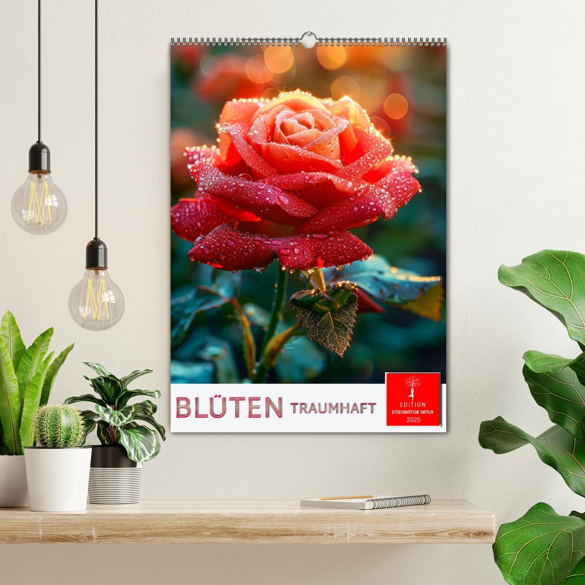 Bild: 9783457139080 | Blüten traumhaft (Wandkalender 2025 DIN A2 hoch), CALVENDO...